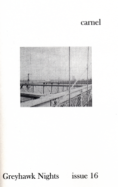 A scan of the cover of CARNEL #16